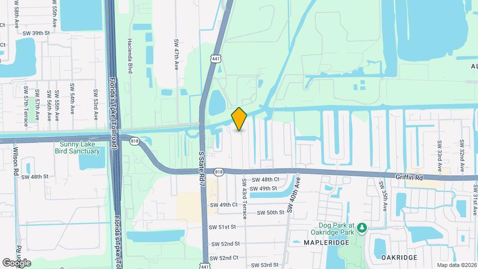 4671 SW 43rd Terrace Map and Location Details