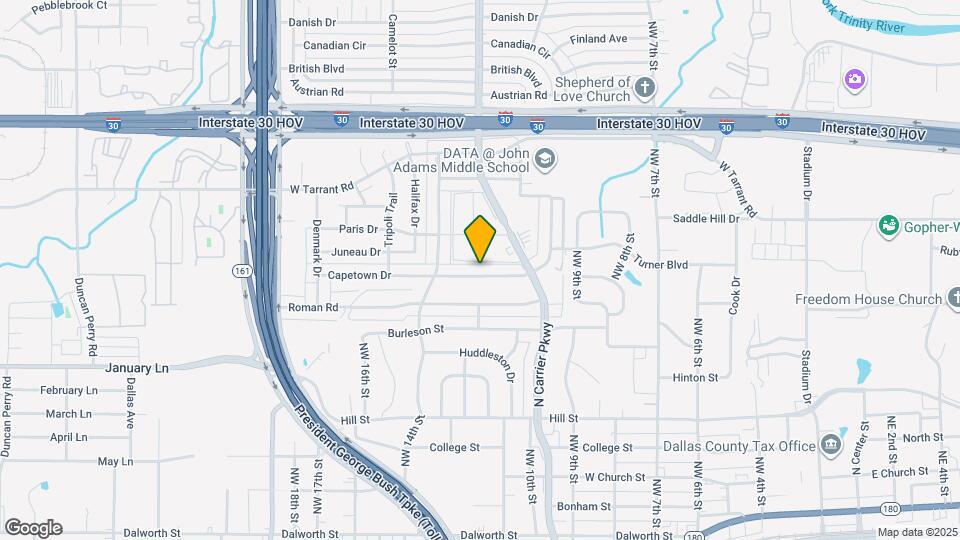 1202 Capetown Dr Map and Location Details