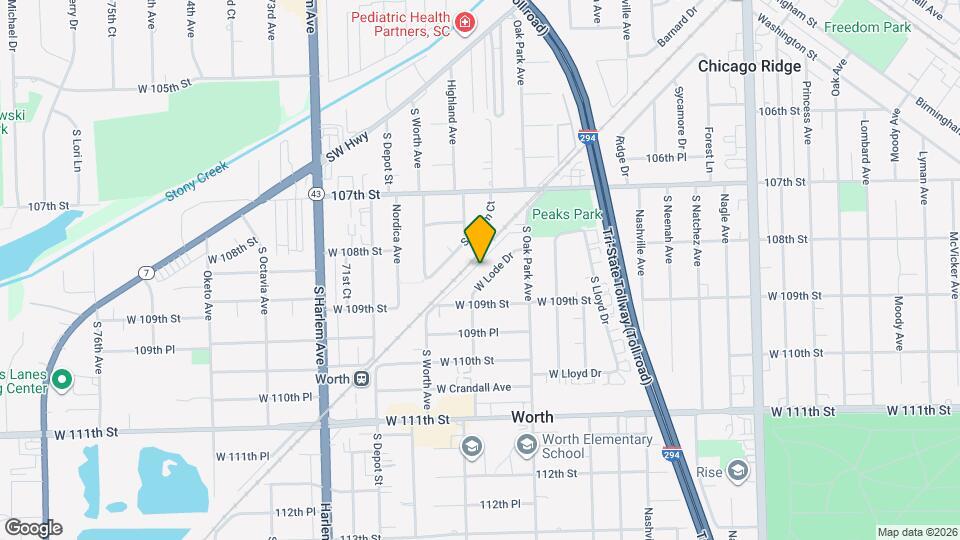 6842 W Lode Dr Map and Location Details