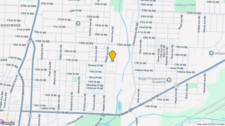 1732 17th St NE Map and Location Details