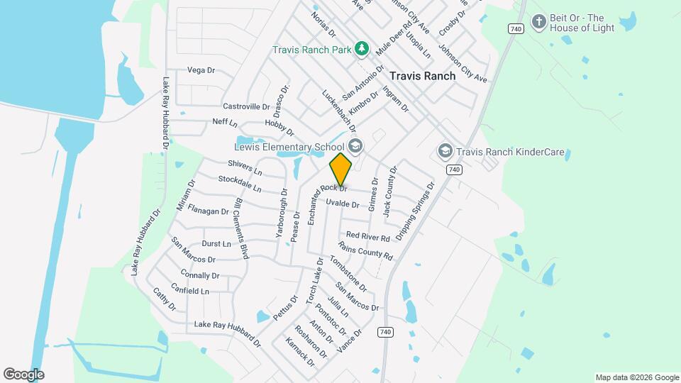 2019 Enchanted Rock Dr Map and Location Details