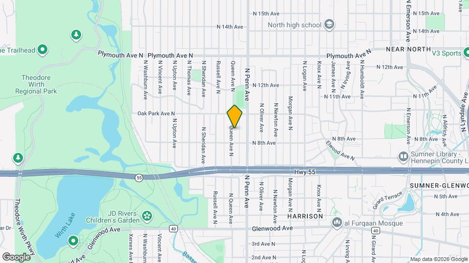 816 Queen Ave N Map and Location Details