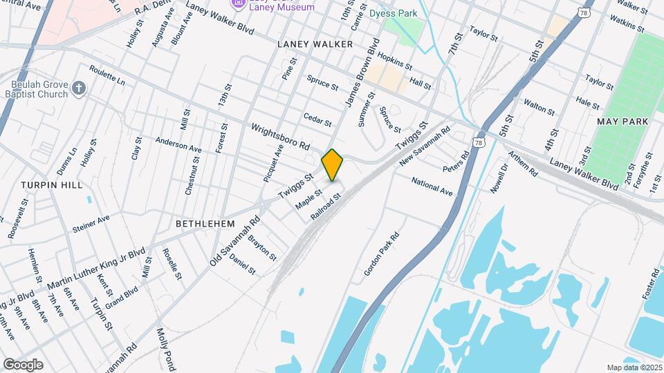 1412 Maple St Map and Location Details