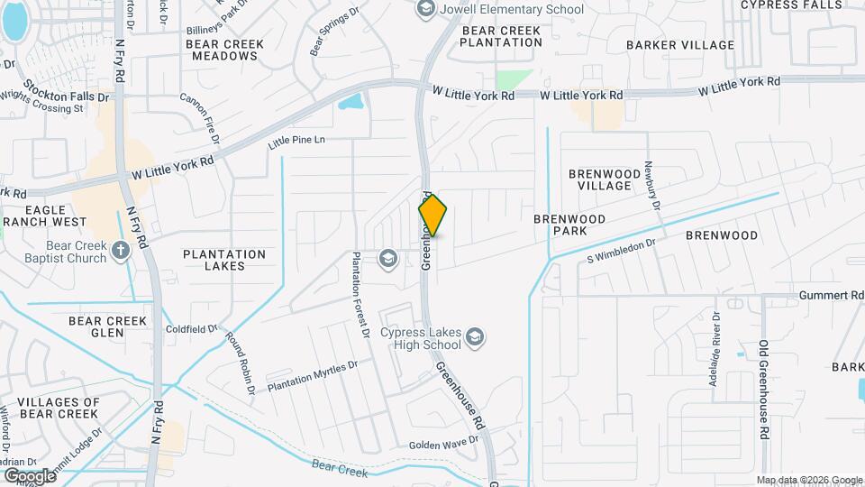 5931 Brenwood Trails Ln Mapa y Detalles de la Ubicación