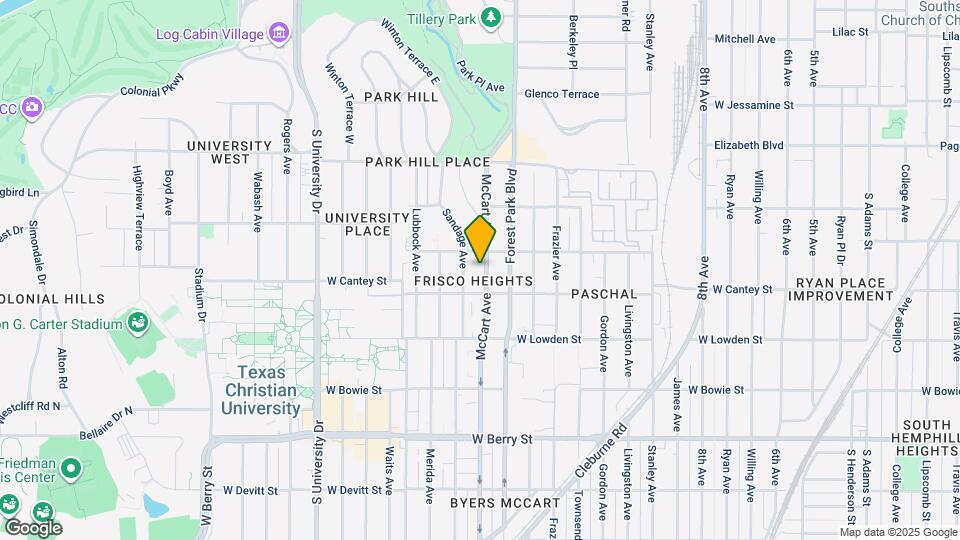 2716 McCart Ave Map and Location Details