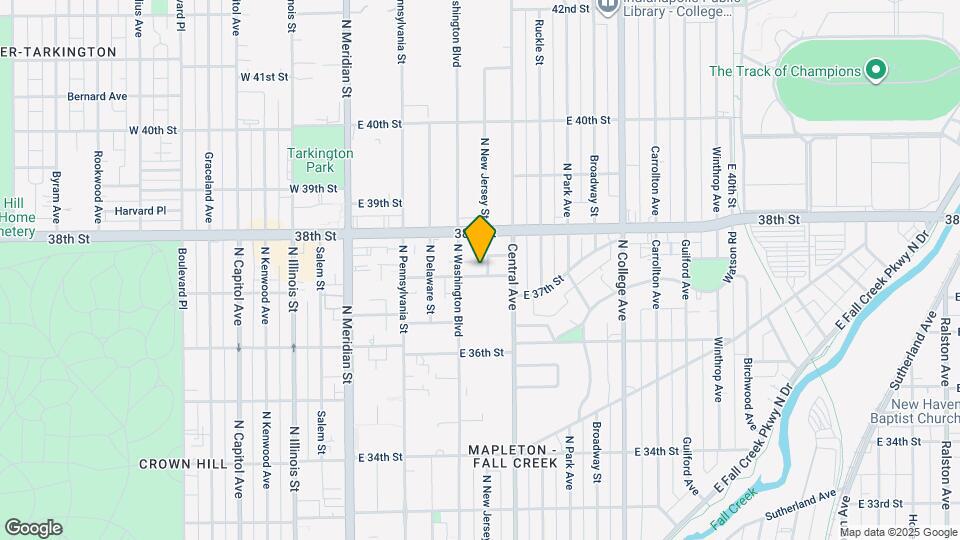 322 E 37th St Map and Location Details