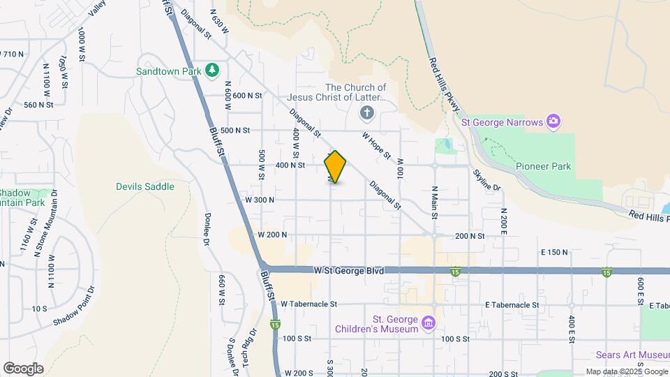 334 N 300 W Map and Location Details
