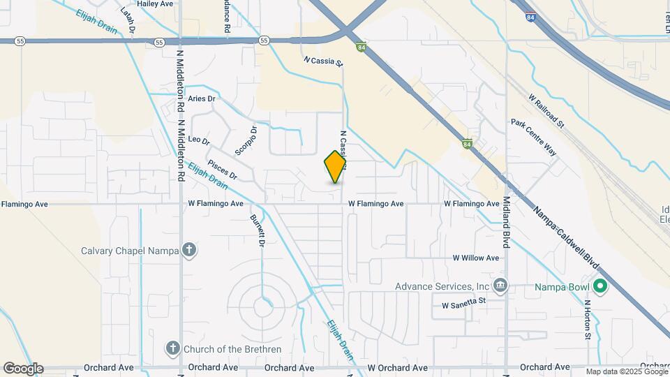 1820 W Bella Ln Map and Location Details