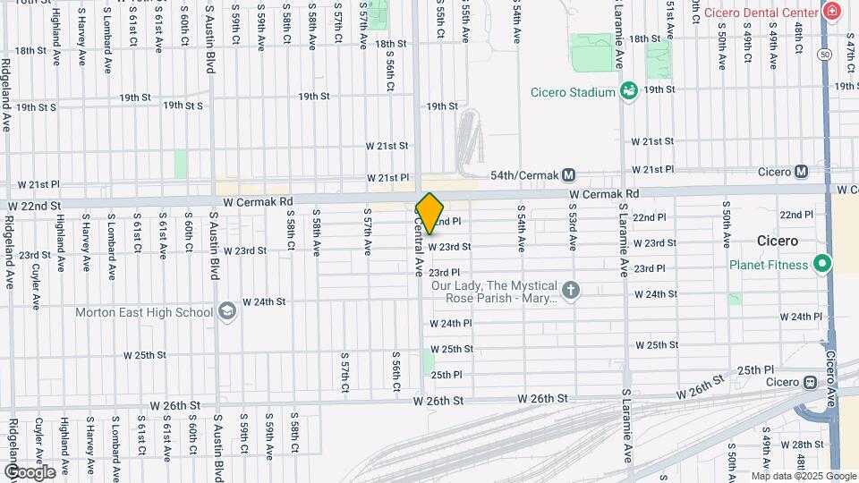 2243 S Central Ave Map and Location Details