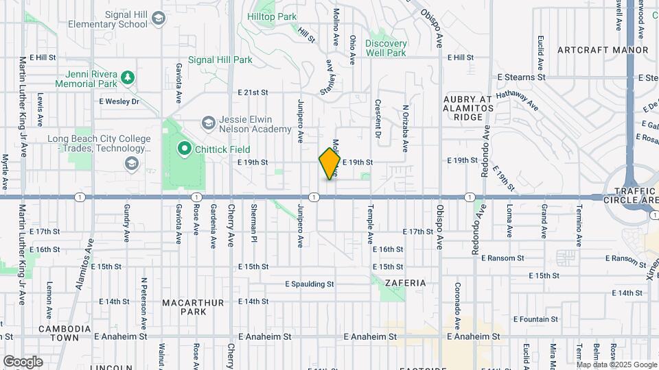 1835 Molino Ave, Unit 17 Map and Location Details