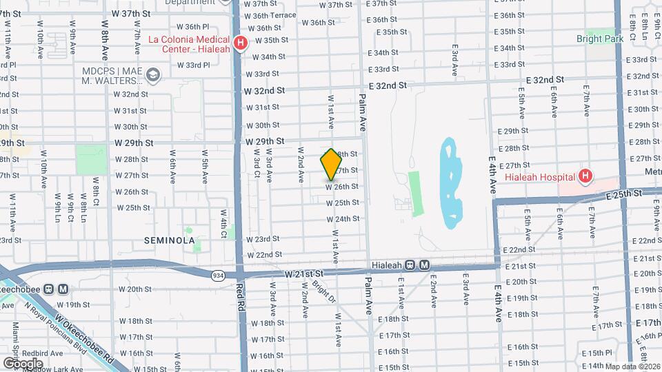 103 W 26th St Map and Location Details