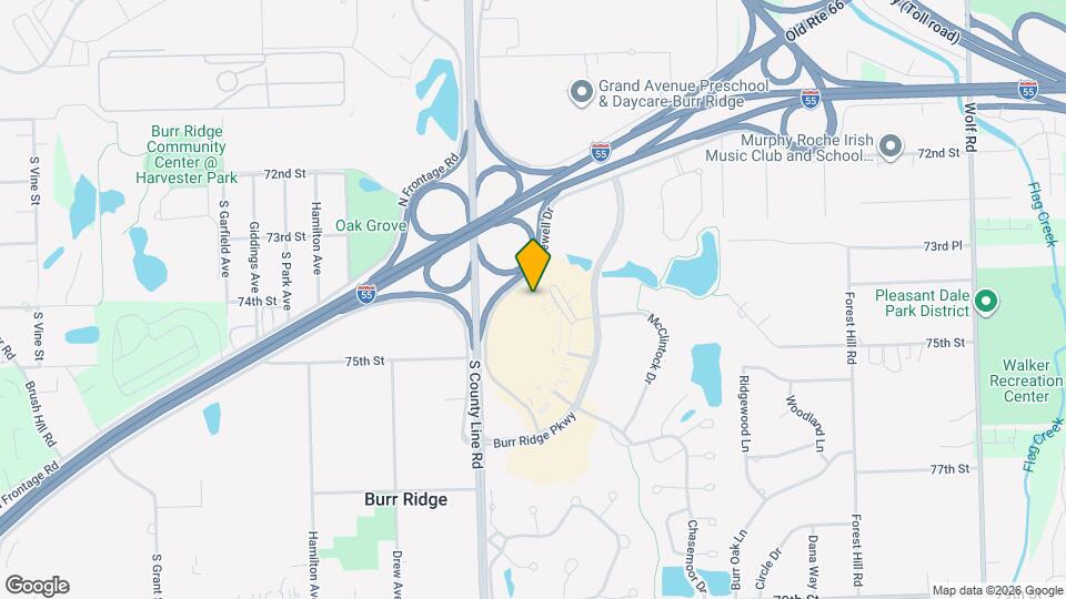 801 Village Center Dr Map and Location Details