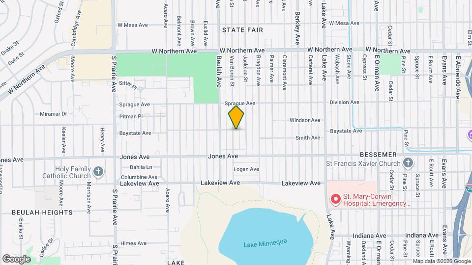 1702 Van Buren St Map and Location Details