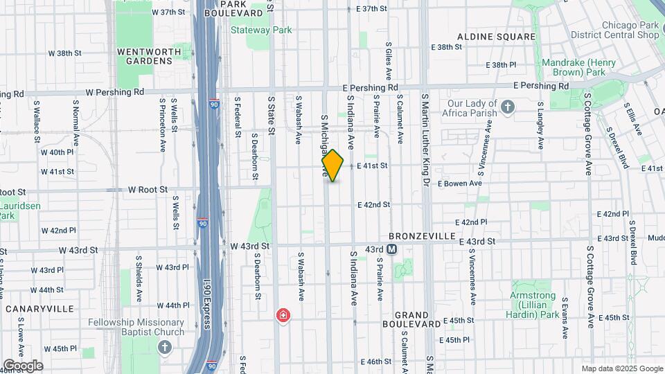 4131 S Michigan Ave Map and Location Details