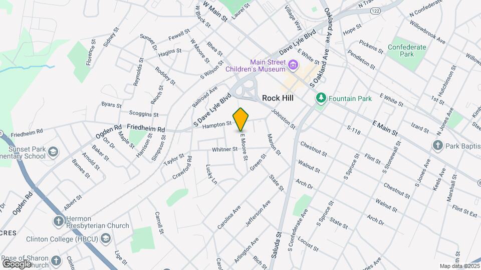 226 E Moore St Map and Location Details