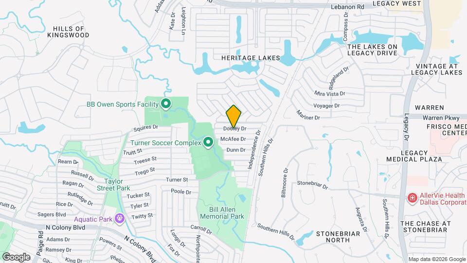 6033 Dooley Dr Map and Location Details