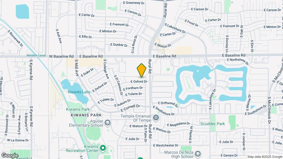 726 E Oxford Dr Map and Location Details