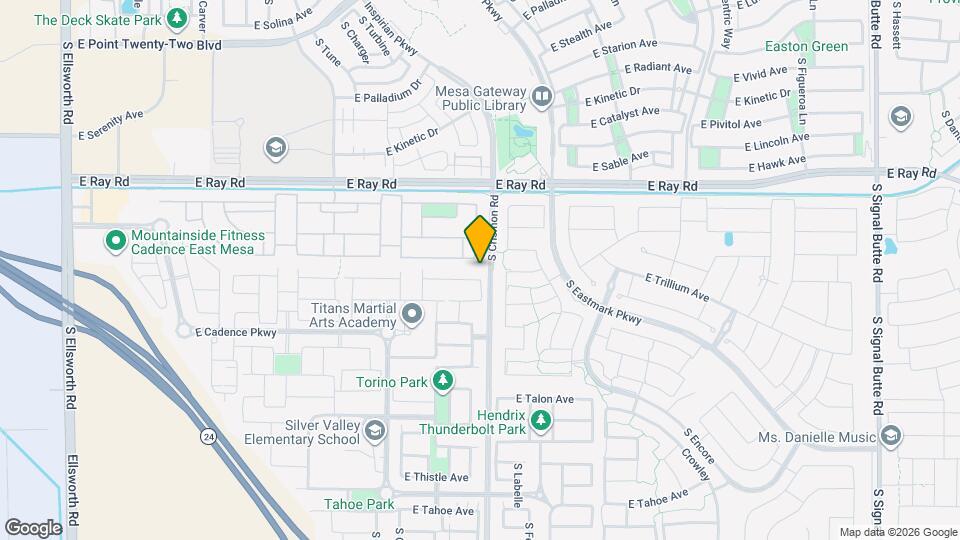 9948 E Thornbush Ave Map and Location Details