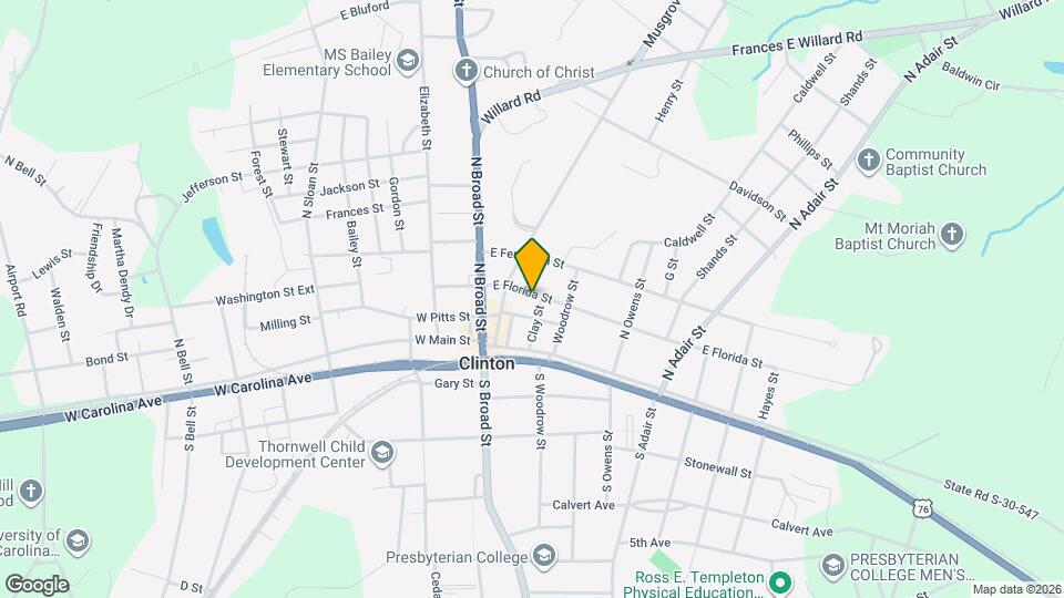 204 E Florida St, Unit # A Map and Location Details