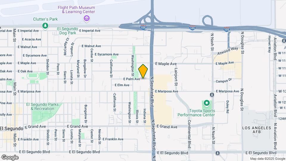 1630 E Palm Ave, Unit 7 Map and Location Details