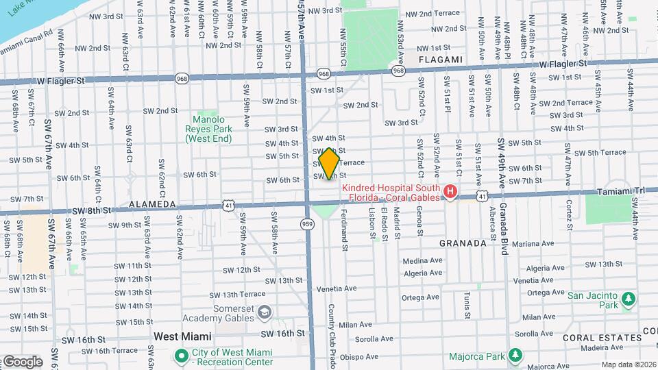5629 SW 7th St Mapa y Detalles de la Ubicación