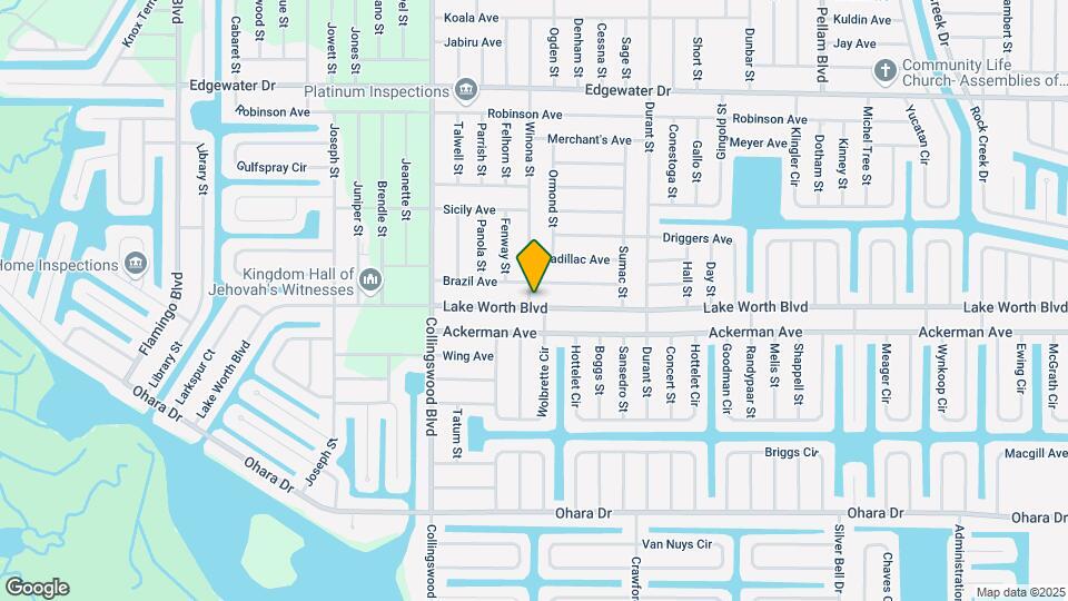 18130 Lake Worth Blvd Map and Location Details