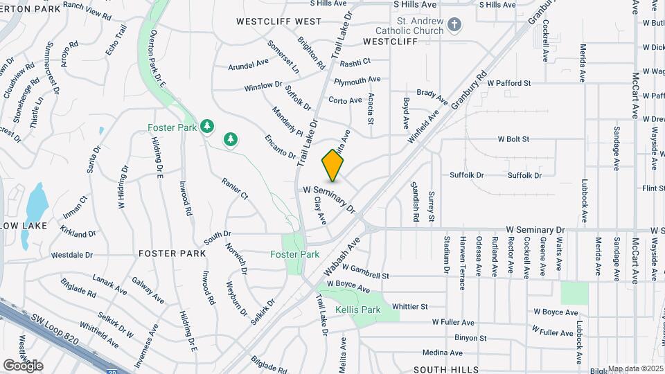3620 W Seminary Dr Map and Location Details