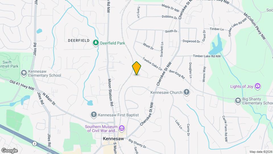 1061 Travelers Trl NW Mapa y Detalles de la Ubicación