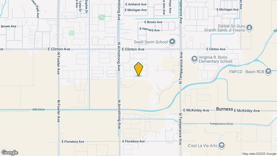 6681 E Cambridge Ave Map and Location Details