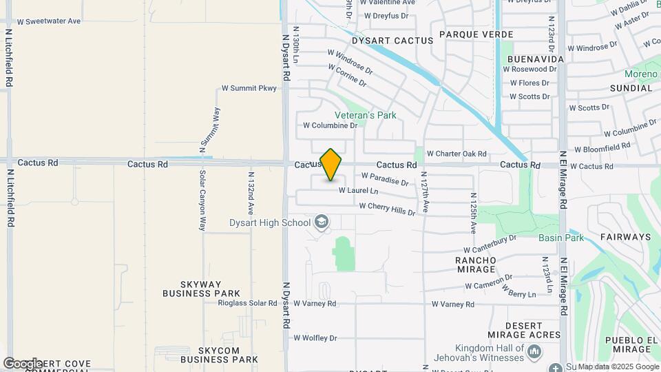 12934 W Laurel Ln Map and Location Details