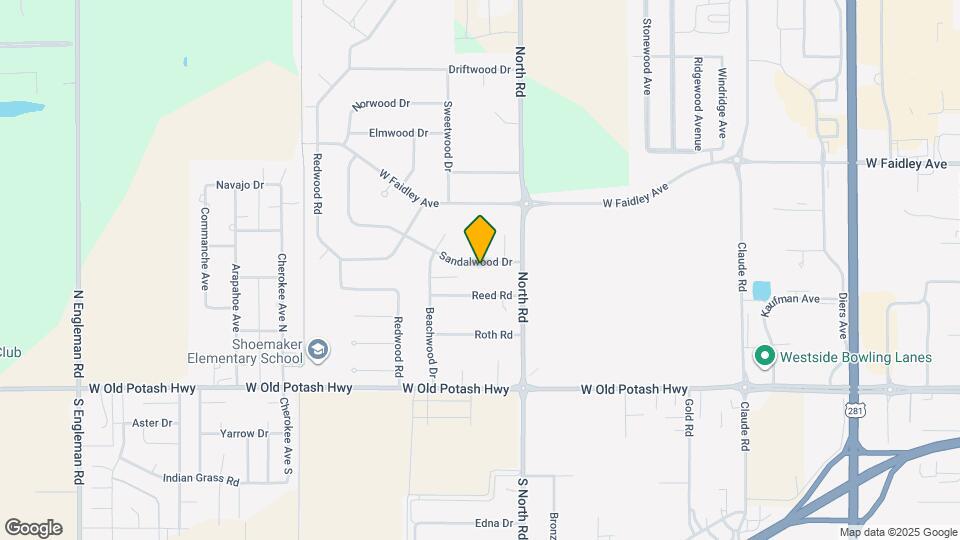 4021 Sandalwood Dr Map and Location Details