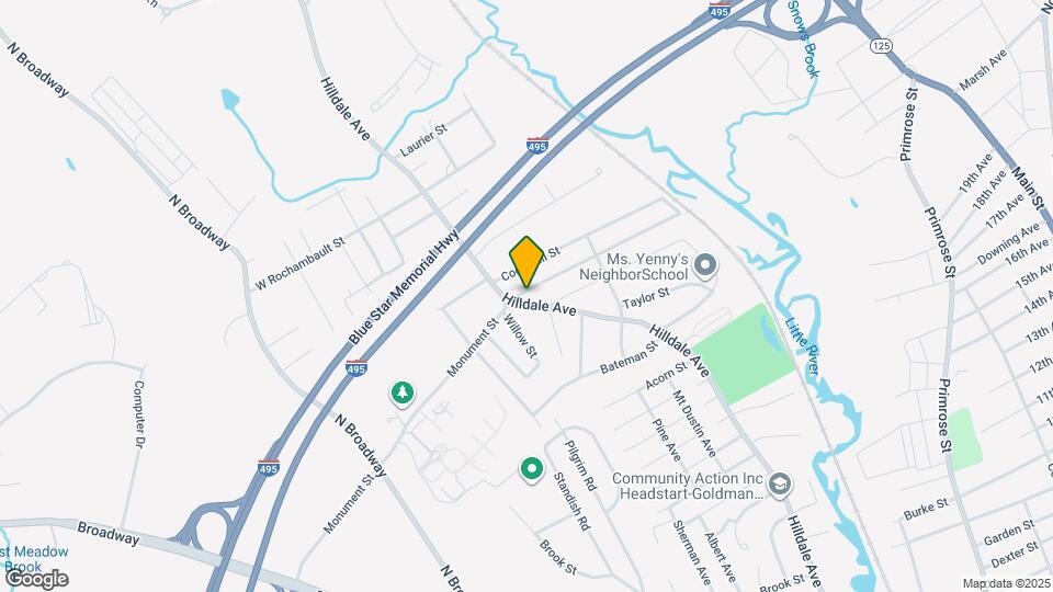 477 Hilldale Ave Map and Location Details