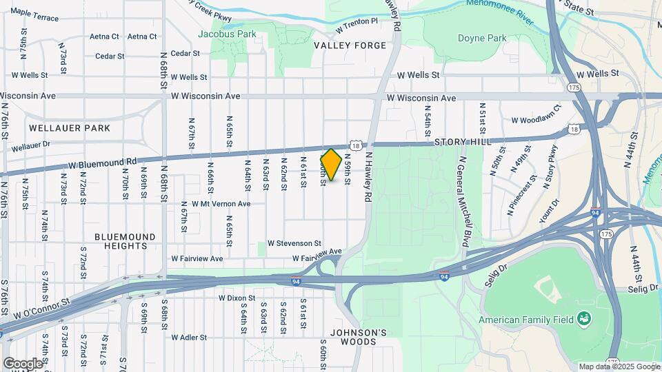 334 N 60th St-Unit -Lower Unit Map and Location Details