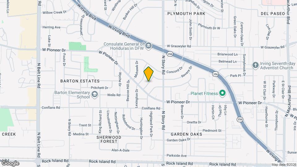 5819 Liberty Dr Map and Location Details