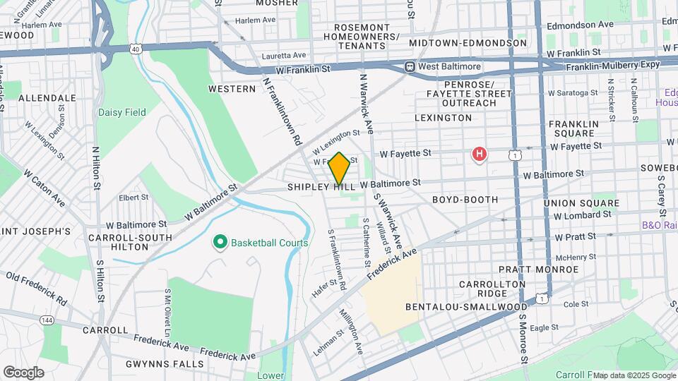 2557 W Baltimore St Map and Location Details