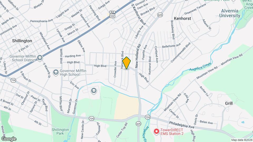 1709 Liberty Ave Map and Location Details