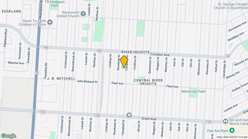 585 Campbell St Map and Location Details