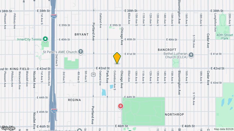 4145 Columbus Ave Mapa y Detalles de la Ubicación