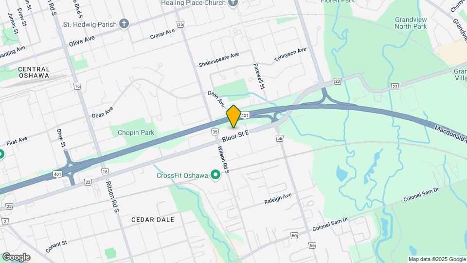 584 Bloor St E Map and Location Details