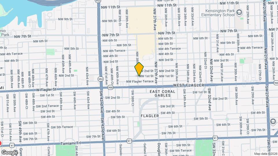 61 NW 38th Ct Map and Location Details