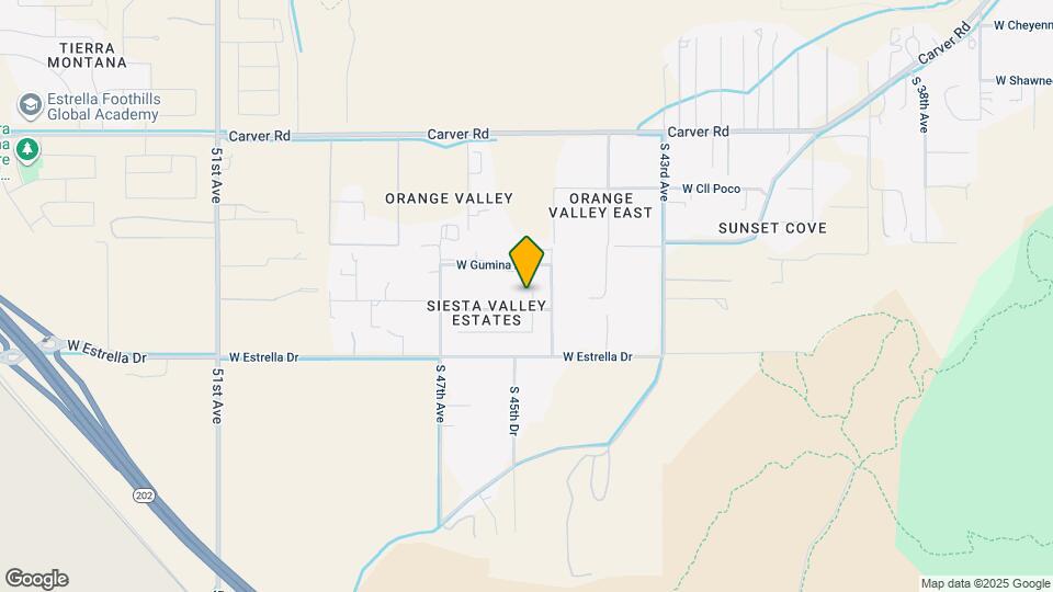 4518 W Crivello Ave Mapa y Detalles de la Ubicación