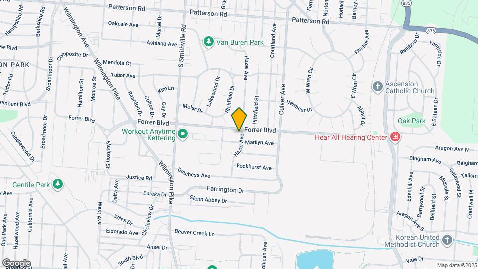 2205 Hazel Ave Map and Location Details