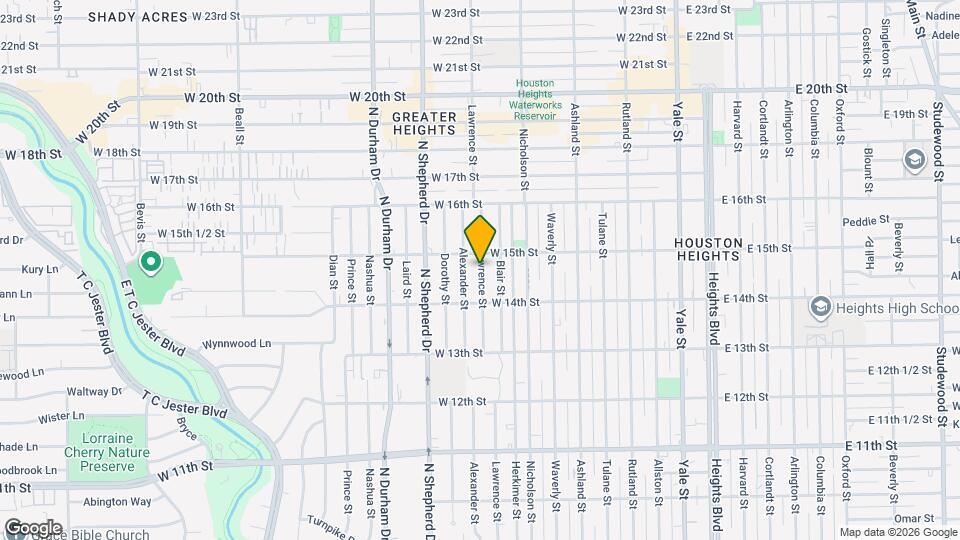 1435 Lawrence St Map and Location Details