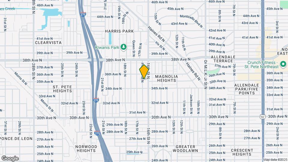 3505 Prescott St N Map and Location Details