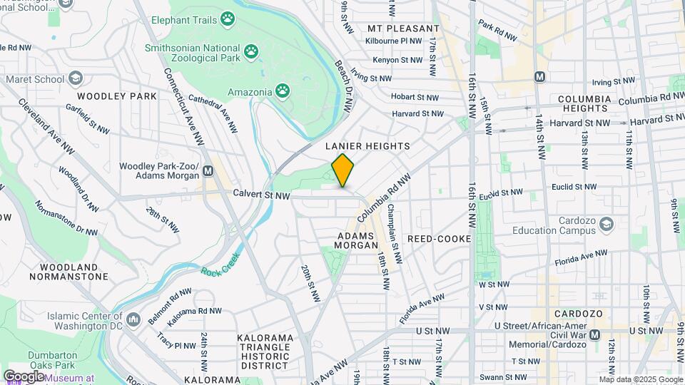 1915 Calvert St NW Map and Location Details