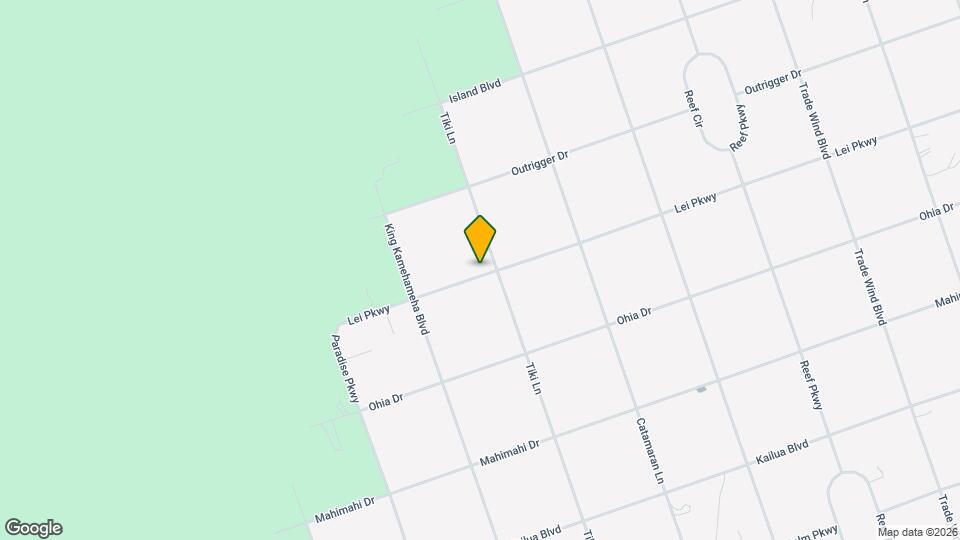 92-2418 Lei Pkwy Map and Location Details