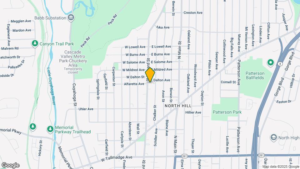 887 N Howard St Map and Location Details