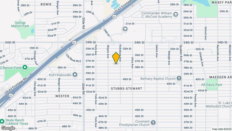 4910 38th St Map and Location Details