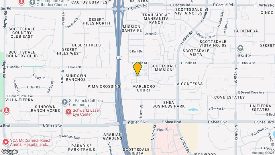 11197 N 89th St Map and Location Details