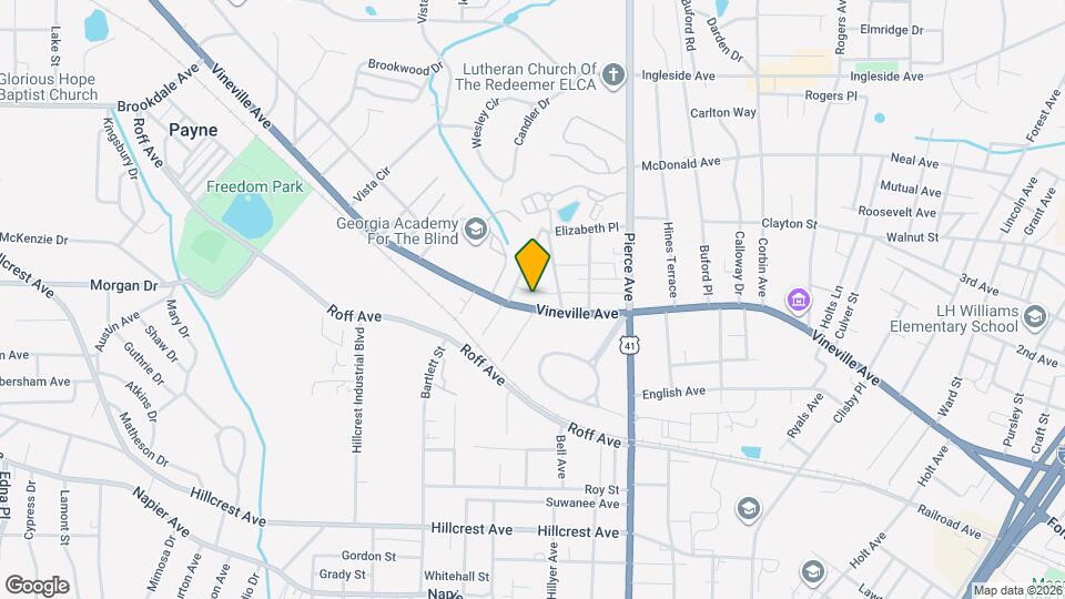 2755 Vineville Ave Map and Location Details